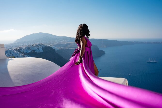 Santorini Flying Dress Private Luxury Tour Experience & Pick up - Pickup and staying local: how the logistics work
