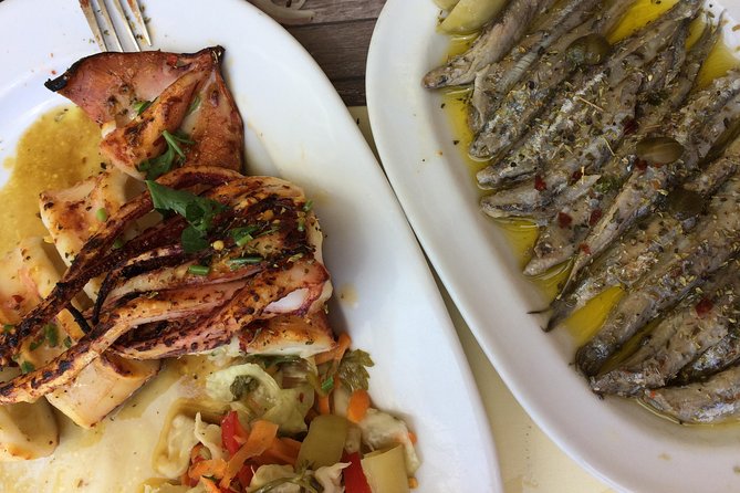 Santorini Food Tour: Fira Half-Day Small-Group Tour with Tastings - The tavern meal with caldera views: where it all clicks