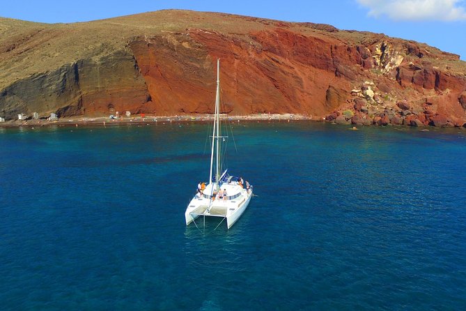 Santorini Full Day Catamaran Private Cruise incl. Meal, Drinks & Free Transport - Getting to Vlychada Port (and why 15 minutes is a big deal)