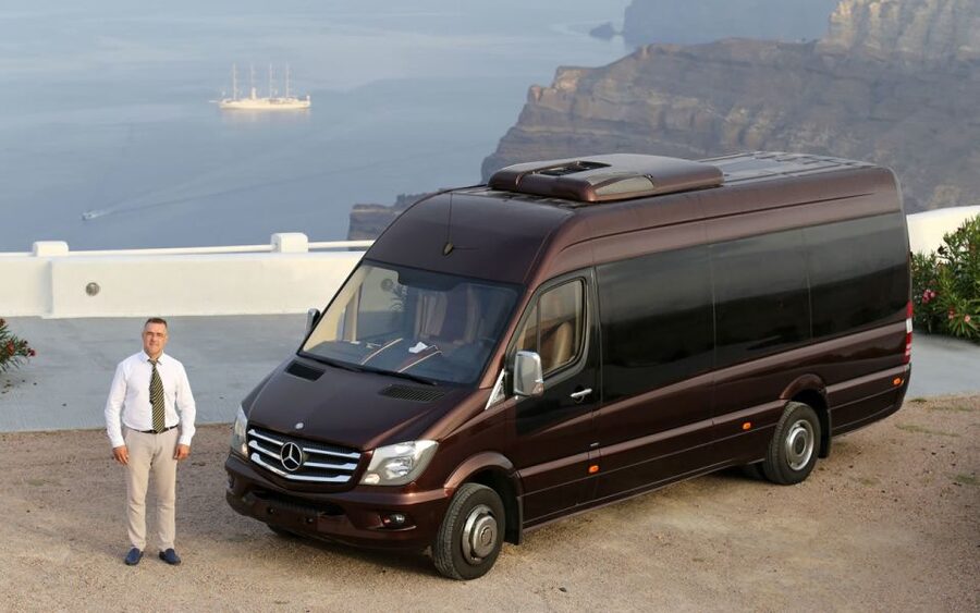 Santorini: Full-Day Small Group Tour - Perivolos Black Beach: Finish With Volcanic Texture and Easy Atmosphere