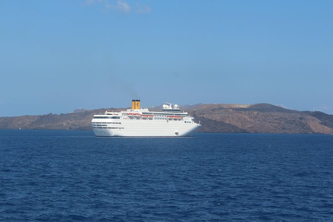 Santorini Full Day Tour - Palea Kameni hot springs: green sulphur fun, then back to the boat