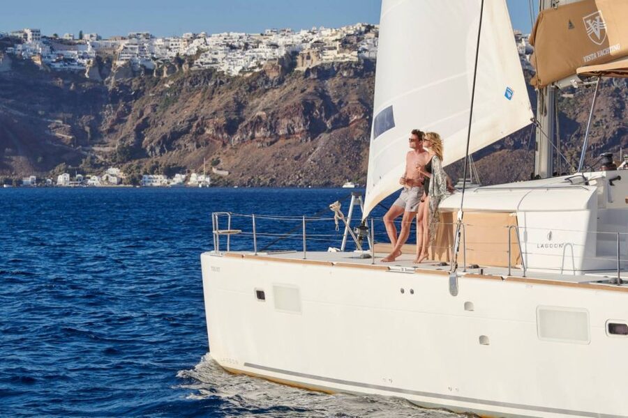 Santorini Gold Catamaran Cruise with Snorkel, BBQ & Open Bar - Getting Onboard at Vlychada Marina: Pickup, Timing, and What You’ll Feel