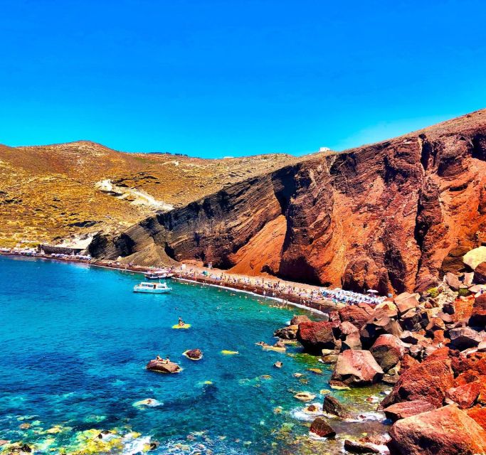 Santorini: Guided Island Day Trip with Beach Visit - The Red Beach sightseeing window (and how to handle it well)