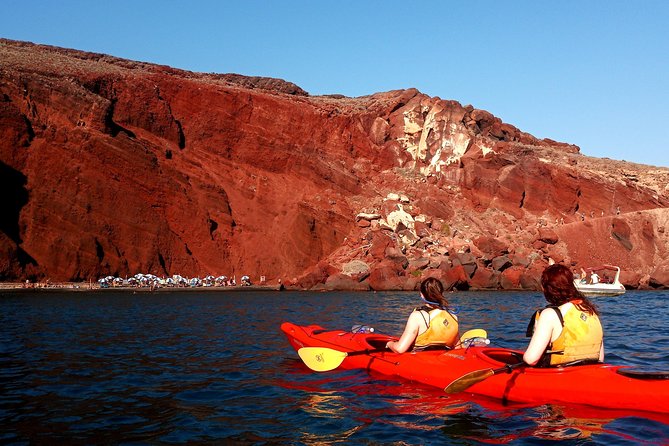 Santorini Guided Sea Kayaking with Light Lunch and Pick-up Option - The $145.18 question: what you’re actually paying for