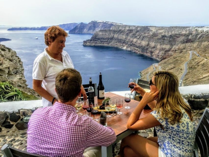 Santorini: Guided Tour to 3 Wineries with Wine Tastings - Stop 1: Estate Argyros and the Santorini viewpoint moment