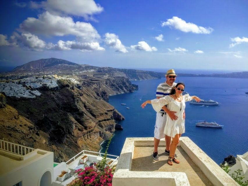 Santorini: Guided Tour to 3 Wineries with Wine Tastings - Stop 3: Anhydrous Cellar Door and long-tasted Santorini flavors
