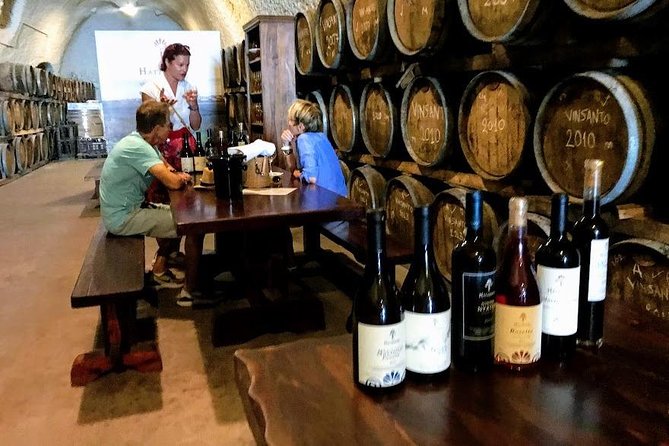 Santorini Half Day Wine Tasting & Winery Tour with Pickup - Anhydrous Winery (Fira): Assyrtiko purity shaped by volcanic soil