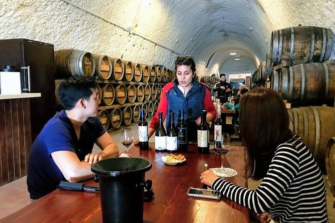 Santorini Half Day Wine Tasting & Winery Tour with Pickup - Guides make the difference: Muriel and George as a reminder