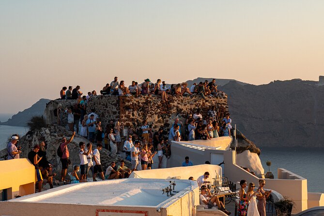 Santorini Highlights Minibus Tour with Oia Sunset - Firostefani’s blue-domed church walk: postcard views at walking pace