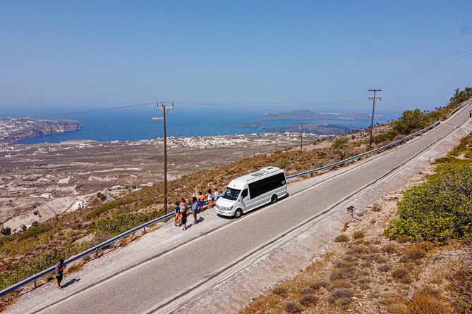 Santorini Highlights Minibus Tour with Oia Sunset - Profitis Ilias Monastery: the highest point photo stop