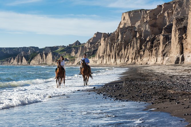 Santorini Horse Riding to Black Sandy Beach - Vlychada to Eros: why this Santorini horse route is special