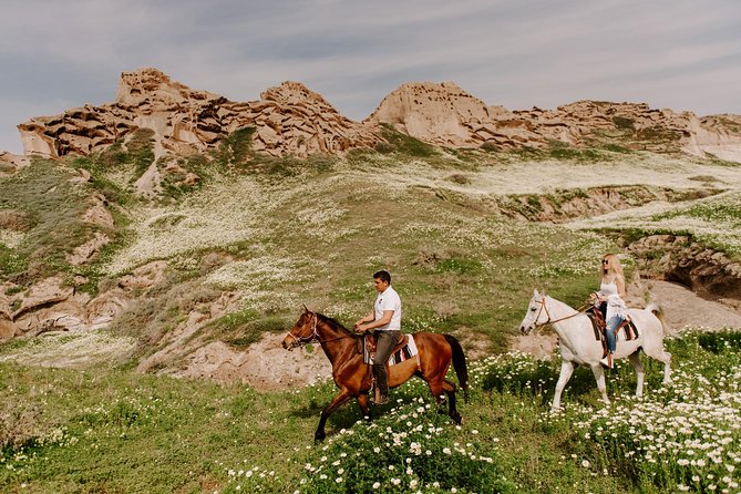 Santorini: Horse Riding to the Black Sandy Beach (Eros beach) - Guides, safety, and the difference between nervous and unsafe