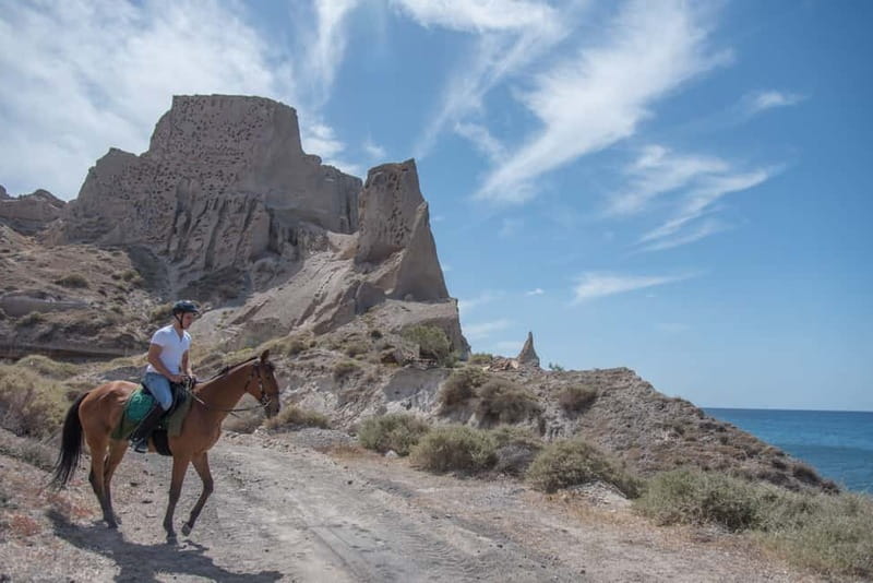 Santorini: Horse Riding Trip to Black Sandy Beach - Key Things to Know Before You Ride Vlichada