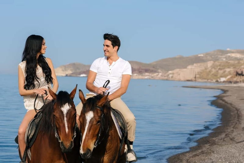 Santorini: Horseback Riding on the Black Sandy Eros Beach - Key things worth knowing before you go