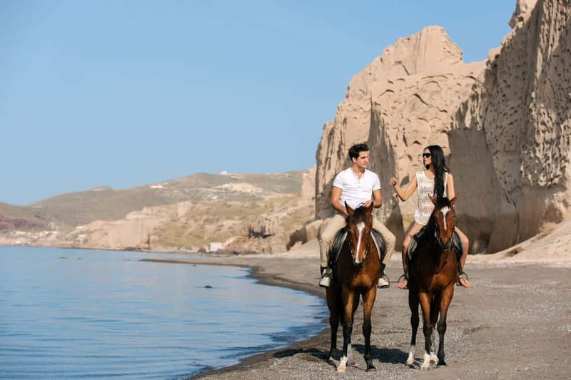 Santorini: Horseback Riding on the Black Sandy Eros Beach - Why Riding Santorini’s Black Sand Coast Feels Different