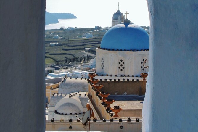 Santorini Instagram and TikTok Photo Spots Private Tour - Pyrgos and the Prophet Elijah Monastery: Highest-Spot Views Without the Guesswork