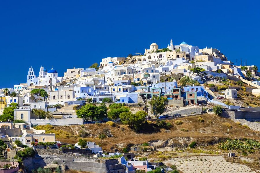 Santorini: Island Highlights Guided Day Trip with Oia Sunset - Pyrgos Village: A Calmer Side of Santorini