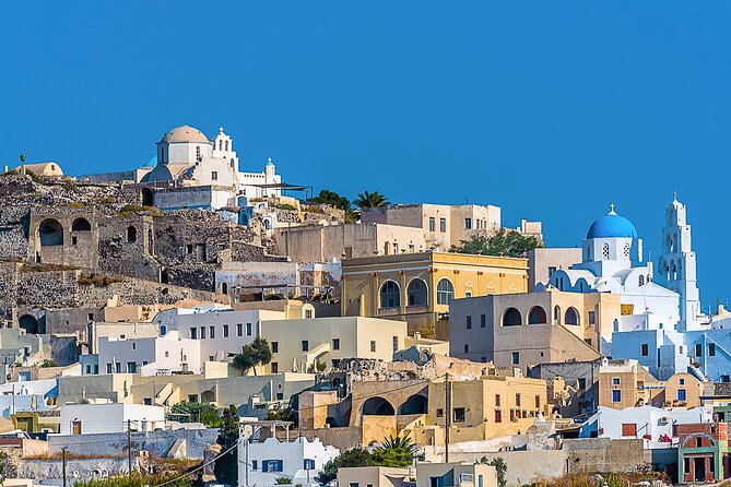 Santorini Island Tour for Cruise Travelers - Small Group - Pyrgos Kallistis: traditional alleys and the hilltop castle remains