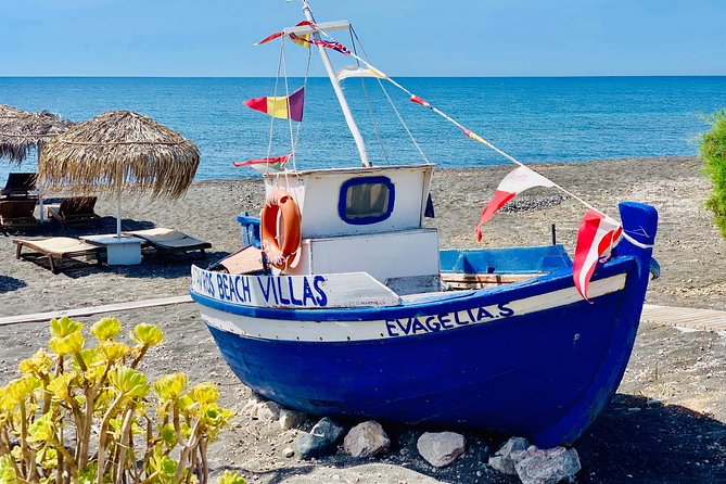 Santorini: Local Life Full Day Tour - Megalochori village walk and the black-sand beach break