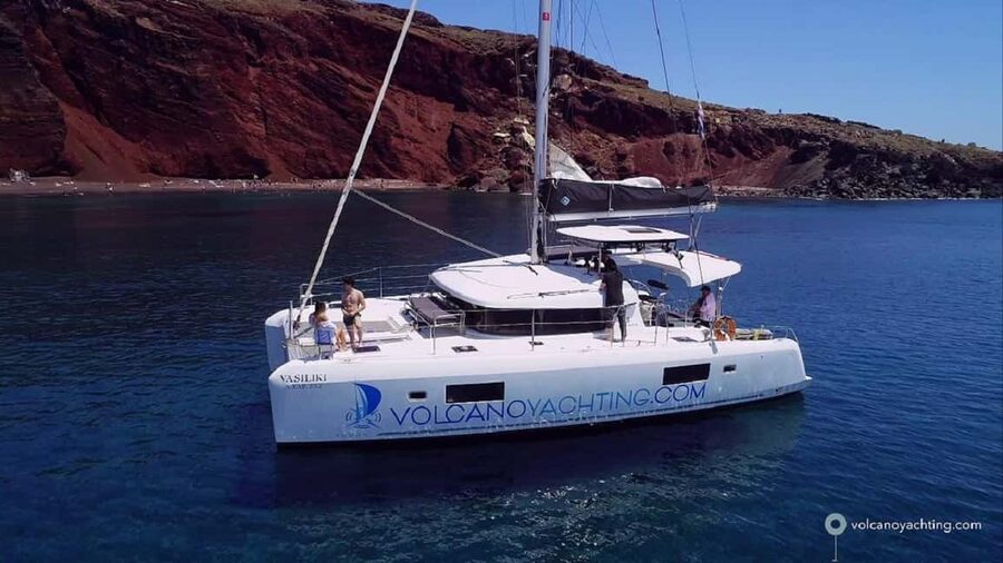 Santorini: Luxury Caldera Cruise With Meal & Drinks - 5 Hours of Stops: How the Day Cruise Typically Flows
