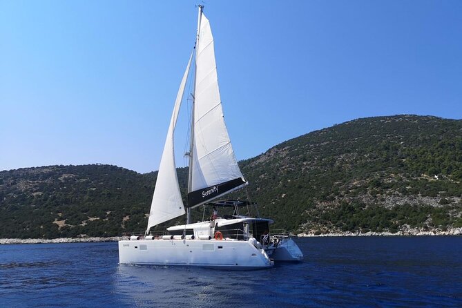 Santorini: Luxury Catamaran Cruise with Fresh Fish BBQ & Drinks - Snorkeling Gear, Water Time, and How to Use It Smart