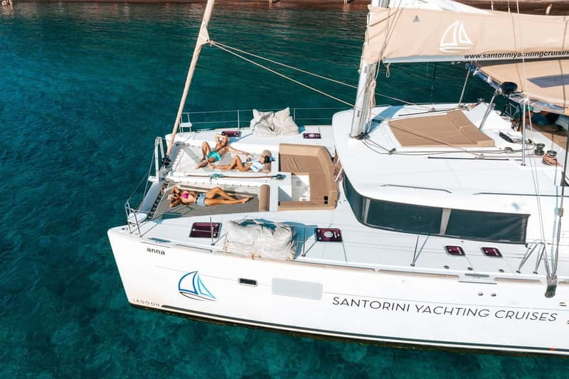 Santorini: Luxury Catamaran Cruise with Lunch, BBQ & Drinks - Starting in Vlychada: the morning logistics that matter