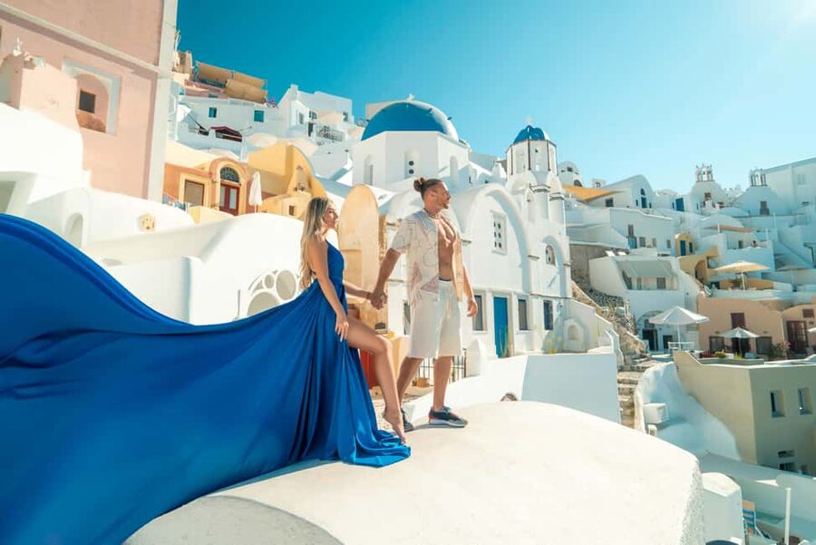 Santorini: Oia Flying Dress Photoshoot by SokoLOVE - Price and value: what you’re really paying for