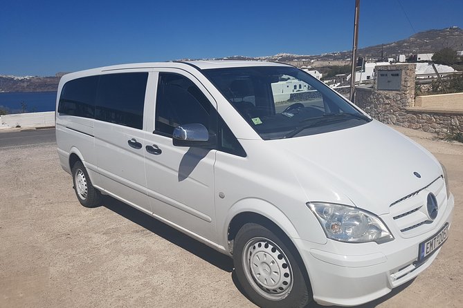 Santorini one way transfer from/to the Airport or Port - What Pickup Feels Like at the Airport or Port