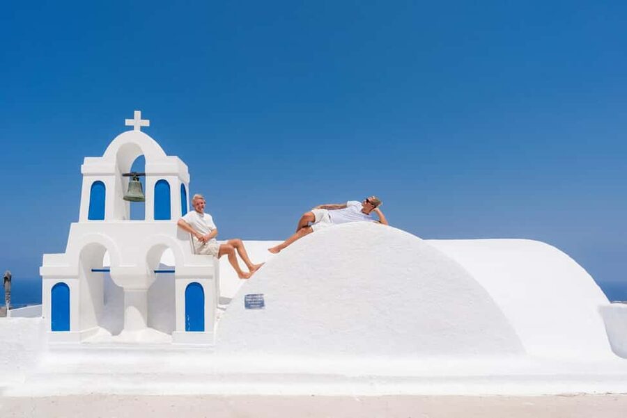 Santorini Photoshoot: Imerovigli or Fira - The Photographer Matters: Punctual, Friendly, and Pose-Savvy