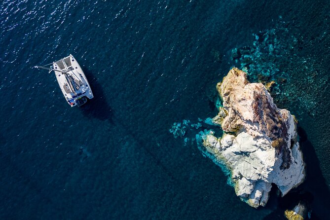 Santorini Platinum Catamaran Cruise with Meal, BBQ and Open Bar - Why the small group feels like a cheat code in Santorini