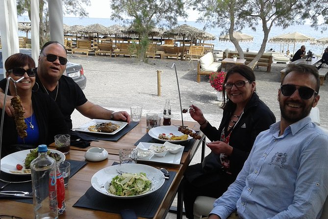 Santorini Popular Destinations - Red Beach and Perivolos: dramatic color, real swimming options
