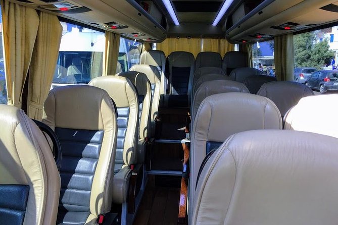 Santorini Port Transport & Transfer Services - Shared vs private: AC vans, group size, and what you actually get