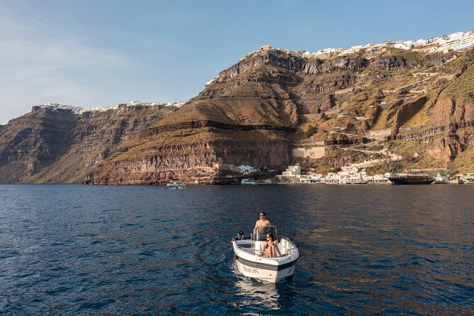 Santorini Private Adventure – Captain Your Own Cruise - Captain for a Day: Why This Small-Boat Setup Works in Santorini