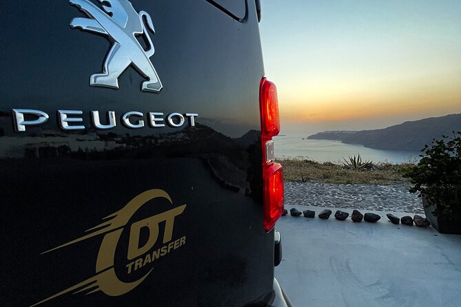 Santorini Private Airport/Port Transfers - Ride comfort: A/C minibus, WiFi, and a steady, safety-first driver