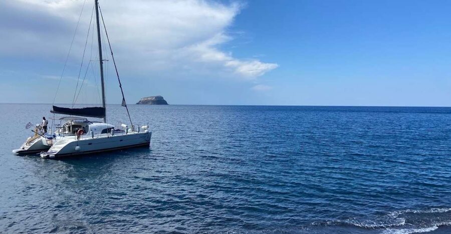 Santorini: Private All-In Catamaran Cruise, with Food|Drinks - What You Must Bring (So You Don’t Hate the Day)