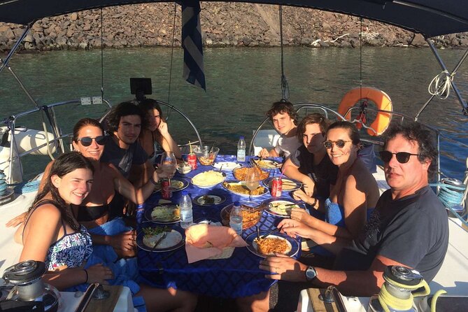 Santorini Private Daytime Sailing Cruise with Meal, Drinks &Transfer included - Getting Started: Vlychada Departure and the Quick Red/White Beach Stop