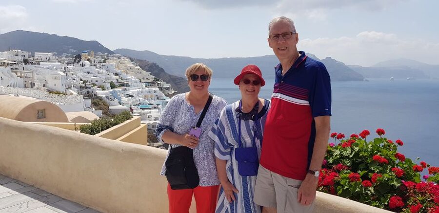 Santorini: Private Group Sightseeing Tour - Red Beach and Black Beach: two different coasts, one practical swim plan