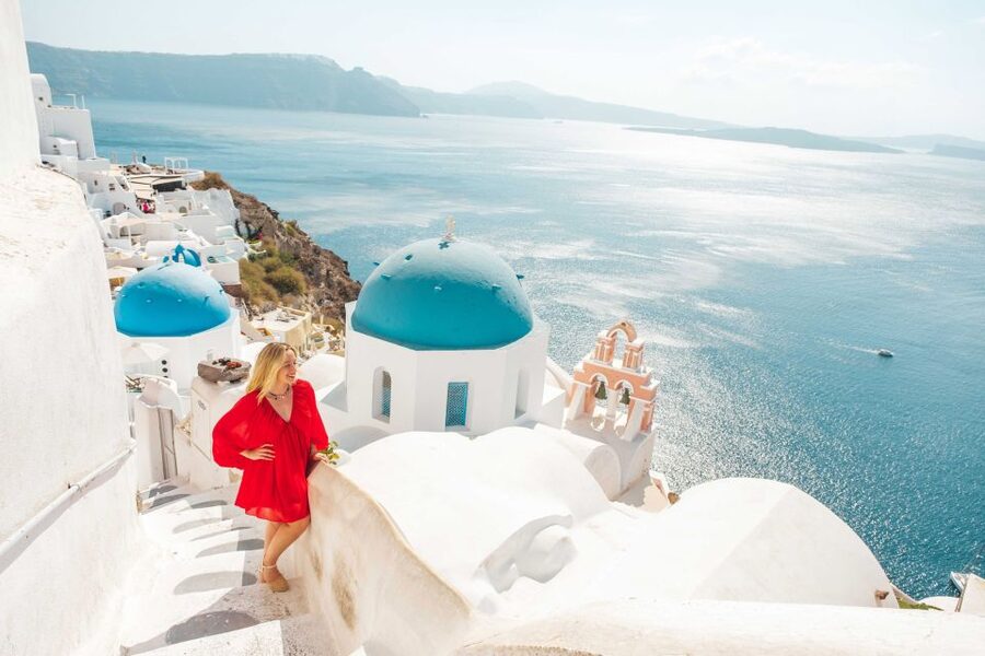 Santorini Private Photoshoot - Santorini Photos That Don’t Look Like a Selfie Mission