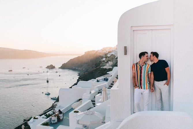 Santorini - Private Photoshoot with a Top Local Photographer - How to Get Natural-Looking Photos Without Being a Model