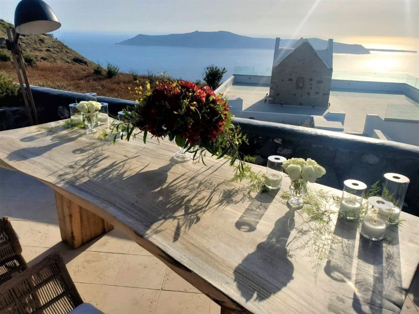 Santorini: Private Romantic Sunset Dinner with Caldera View - Service style: why the host experience is part of the value
