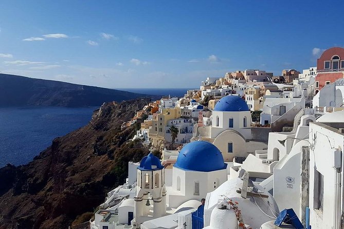 Santorini Private Romantic Tour with Dinner & Wine Tasting - The Heart of Santorini and Saint Nicholas Chapel: a quiet couple moment