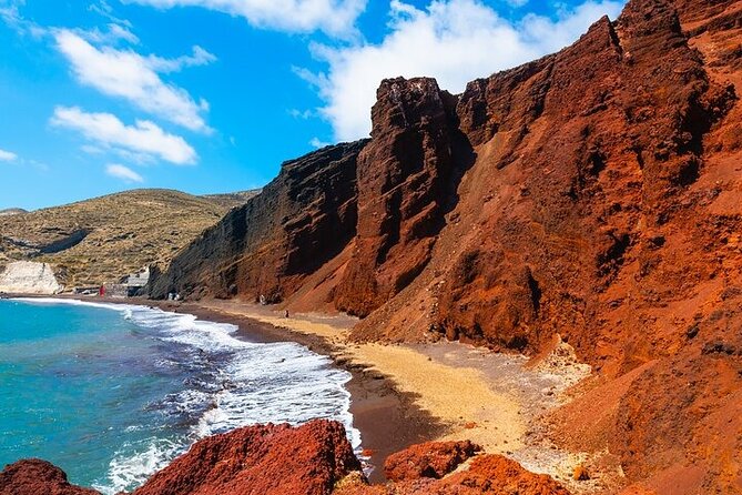 Santorini Private Shore Excursion : Oia, Caldera Views & Beaches - Perissa Black Sand Beach: end with calm, not chaos