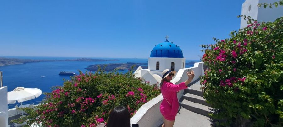 Santorini: Private Sightseeing Half-Day Tour - Prophet Elias: the island’s high point for a different kind of view