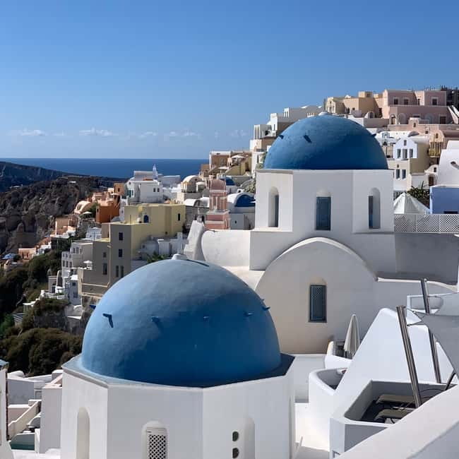Santorini: Private Sightseeing Tour - Red Beach and Perissa Black Sand: geology you can walk on
