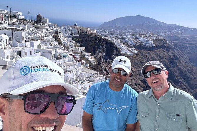 Santorini Private Tailor Made Island Tour with Wine Tasting - Stop 2: Firostefani and the Blue Dome Photo Break