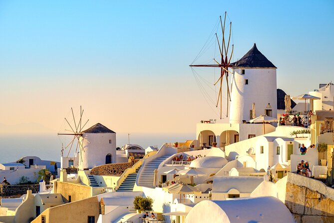 Santorini Private Tour - Colors of Santorini - Stop 1: Three Bells of Fira and Santorini’s Blue-Dome Look