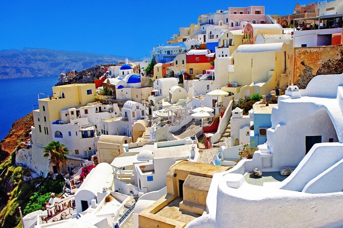 Santorini Private Tour Fully Customizable - Prophet Elias Monastery: mountain views that change the whole island mood