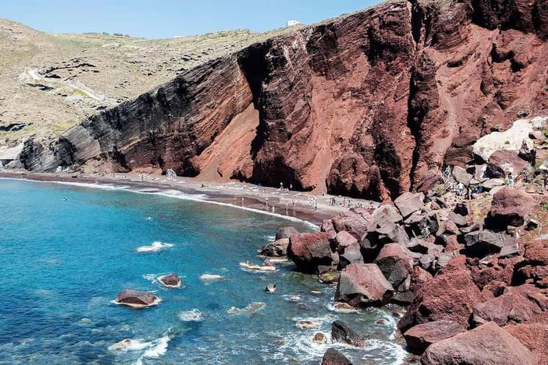 Santorini Private Tour: Must-See Highlights & Hidden-Gems - Perissa Black Sand Break: A Reset for the Body