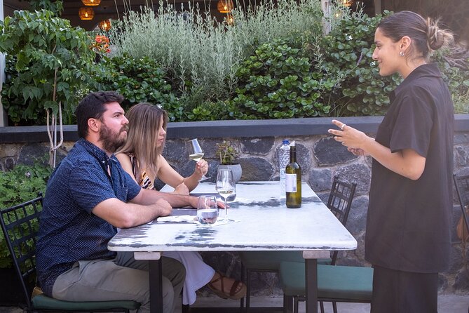 Santorini Private Wine Tour with Dinner & Oia Sunset - What guides like Fani, Nicoletta, and George add to the day
