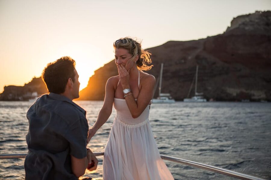 Santorini Proposal: A Luxury Photoshoot for Your Yes! Moment - Picking the Spot: Cliffs, Rooftops, and Beach Light